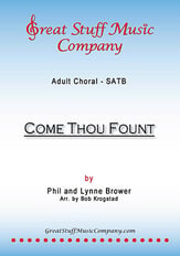 Come Thou Fount SATB choral sheet music cover